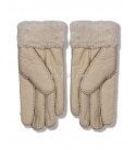 UGG Перчатки Кожаные Женские Серые