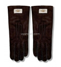 UGG Перчатки Замшевые Женские Коричневые