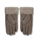 UGG Перчатки Замшевые Женские Серые