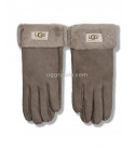 UGG Перчатки Замшевые Женские Серые