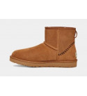 UGG Mens Classic Mini Deco Suede Boot Chestnut