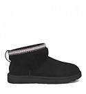 UGG Ultra Mini Lack Maxi Curly Boot Black