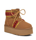 UGG Classic Mini II Braid Platform Chestnut