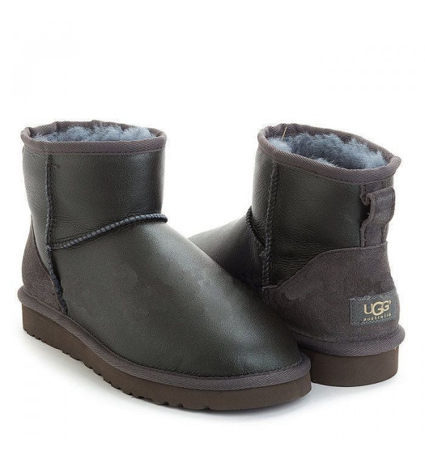 UGG Classic Mini Metallic Grey