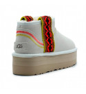 UGG Classic Ultra Mini Braid Platform White