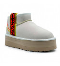 UGG Classic Ultra Mini Braid Platform White