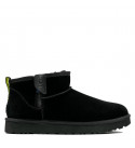 UGG Classic Ultra Mini Zip Boot Black