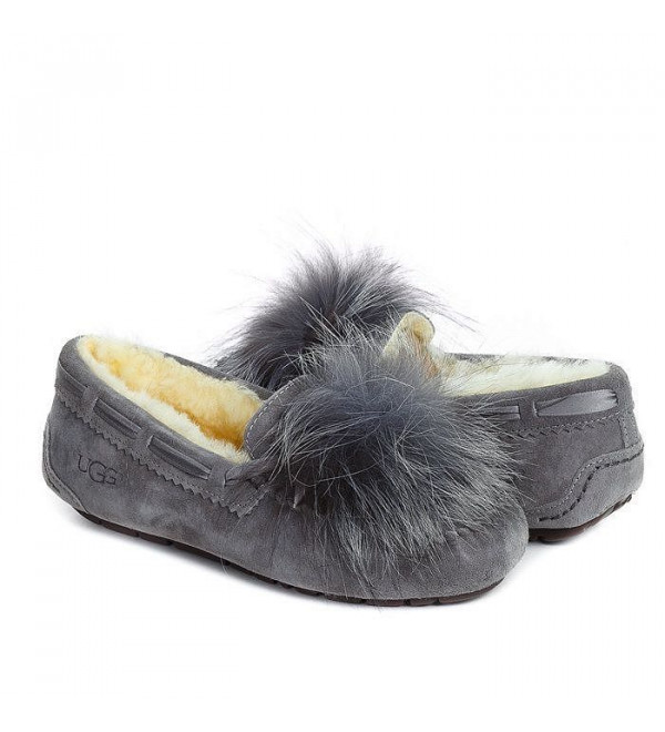 UGG Dakota Pom Pom Grey