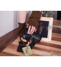 UGG Fingerless Gloves W/ Sherpa Trim