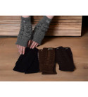UGG Fingerless Gloves W/ Sherpa Trim