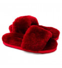 UGG Fluff Slide Slippers Bordo
