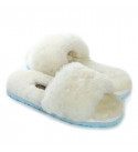 UGG Fluff Slide Slippers White