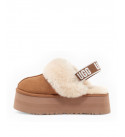 UGG Funkette Suede Platform Chestnut