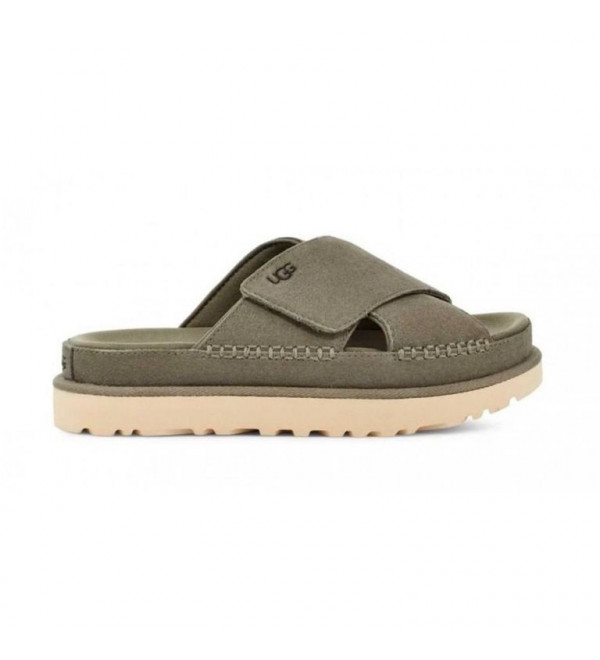 UGG Goldenstar Cross Slide - Moss Green