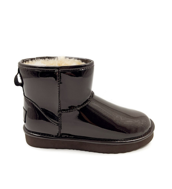 UGG Jimmy Choo Mini Patent II Chocolate