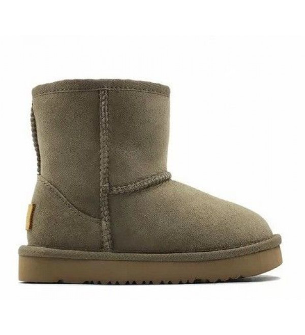 UGG Kids Classic Short II Khaki