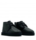 UGG Kids Neumel Zip Leather Black