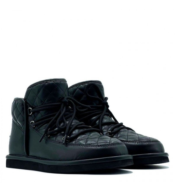 UGG Lodge Mini Leather Black