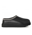 UGG Tasman Slippers Leather Regen Black