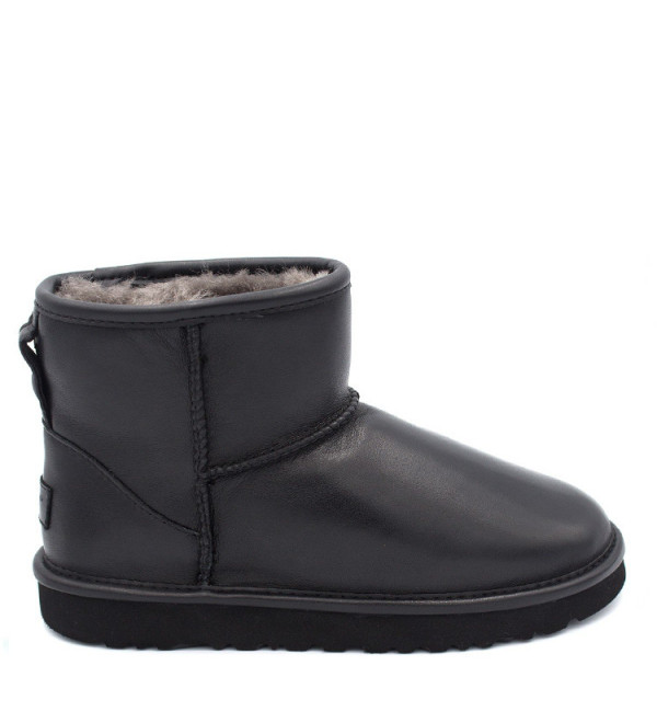 UGG Mens Classic Mini Leather Black