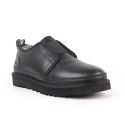 UGG Mens Slippers Flex Leather Black