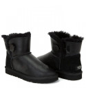 UGG Mini Bailey Button Metallic Black