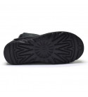UGG Mini Bailey Graphic Logo Suede Black