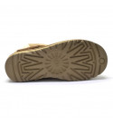 UGG Mini Bailey Graphic Logo Suede Chestnut