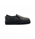 UGG Stitch Slip Leather Black