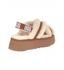 UGG W Disco Cross Slide Chestnut