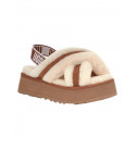 UGG W Disco Cross Slide Chestnut