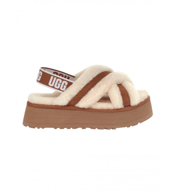 UGG W Disco Cross Slide Chestnut
