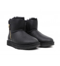 UGG Bailey Zip Mini Black Metallic